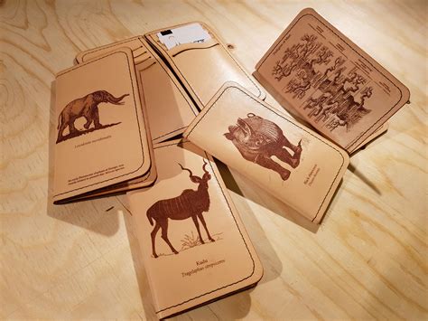 Laser Engraved Leather Card Holders Rlasercutting