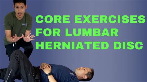 3 core exercises for lumbar disc herniation lumbar disc herniation exercise dr suharto ongko