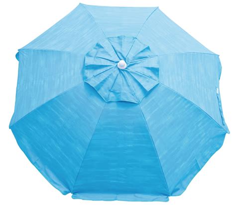 Rio Brands Beach Umbrella With Integrated Sand Anchor And Telescope