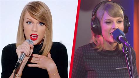 Taylor Swift Studio Vs Live Youtube