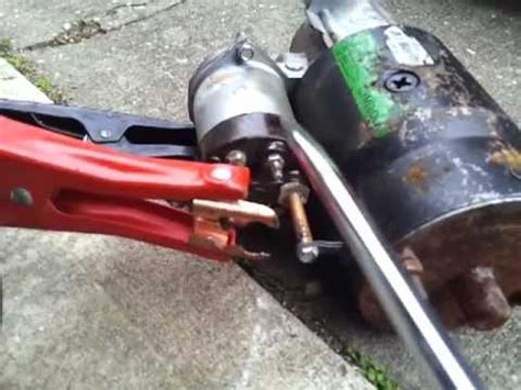 It is built tough and somewhat waterproof. How To Test A Car Starter With A Screwdriver And Jumper ...