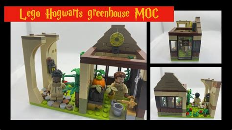 Lego Harry Potter Hogwarts Greenhouse Moc Build Along Youtube