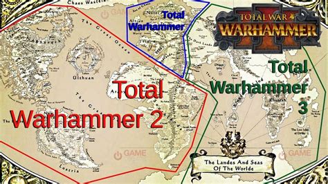 Total War Warhammer 3 Main Campaign Map Size Speculation Youtube