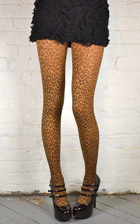 cheeta stone cheetah print tights fashion tights cute tights