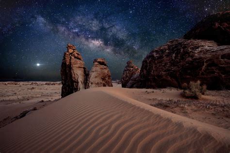 Desert Night 4k Wallpapers Top Free Desert Night 4k Backgrounds