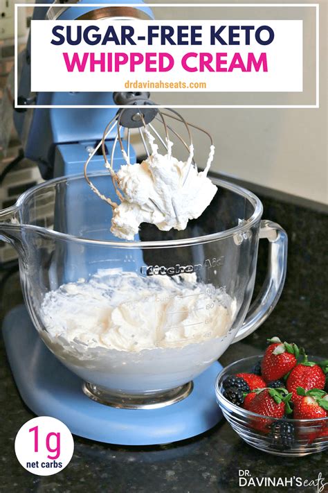 This Sugar Free Keto Whipped Cream Homemade Cool Whip Recipe Is The
