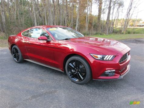 2016 Ruby Red Metallic Ford Mustang Ecoboost Premium Coupe 110673459