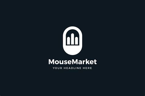 Mouse Market Logo Template Marketmouselogotemplates Logo
