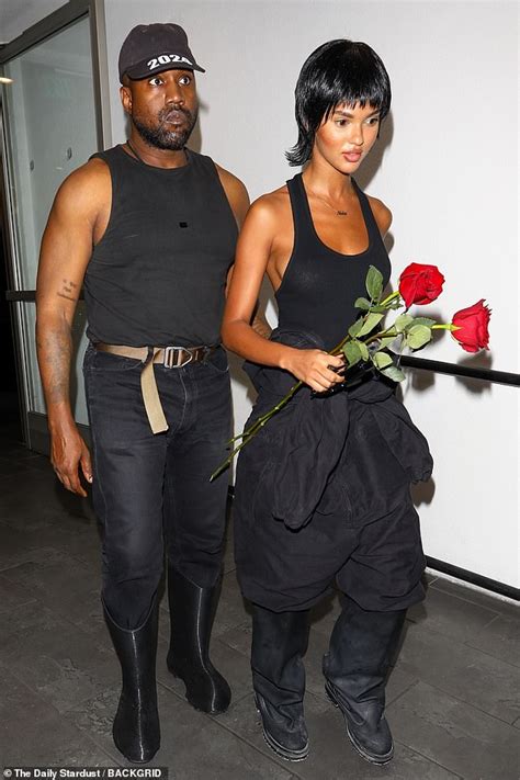 kanye west s new girlfriend juliana nalu flashes her underboob in a skimpy crop top daily mail
