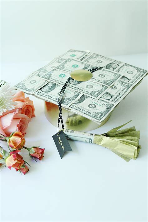 So brilliant you'll wonder why you didn't think of 'em first. DIY Graduation Cap Made of Money | Less Than Perfect Life ...