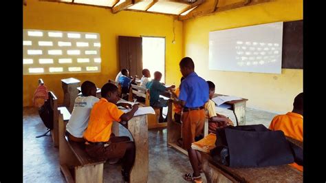 A Typical Ghanaian Classroom In A Rural Community Education In Ghana