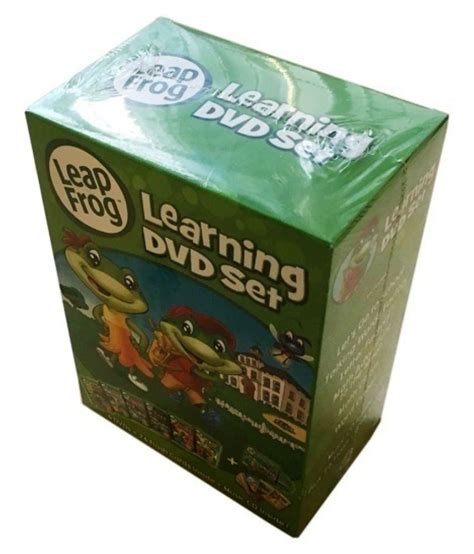 Leapfrog Learning Dvd Box Set Kit 6 Dvd 26 Flash Cards Music Cd