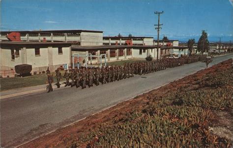 Trainees Learning To March Fort Ord Ca Postcard