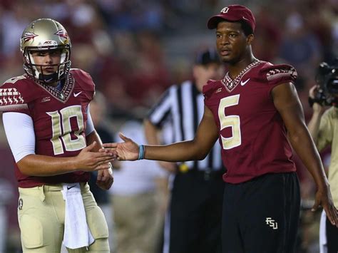 jameis winston suspended florida state qb comes out in full pads newsday