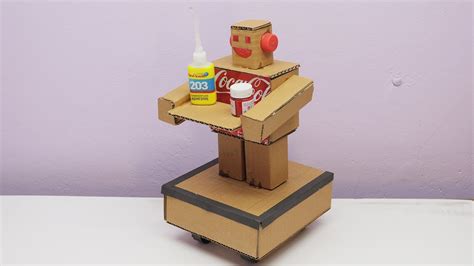 Science Project Make Rc Food Serving Robot How To Make A Cardboard