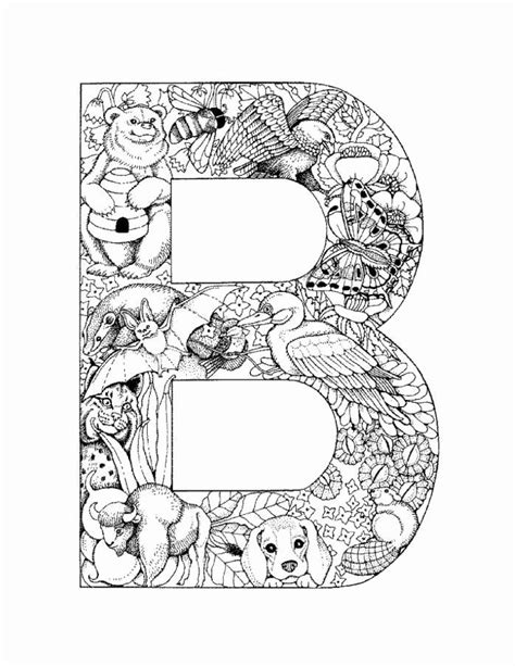 Letter B Coloring Pages Richard A Mckinney