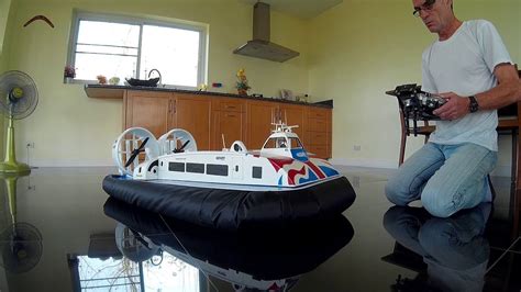 Rc Hovercraft Griffon 12000td Island Flyer Maiden Hover Youtube