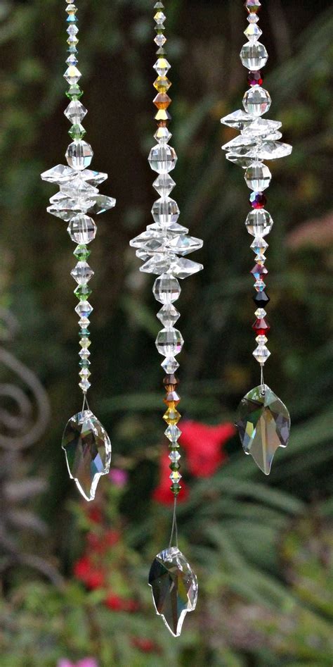 Suncatchers for Windows. Swarovski Leaf. Crystal Gift Ideas | Etsy | Crystal suncatchers ...