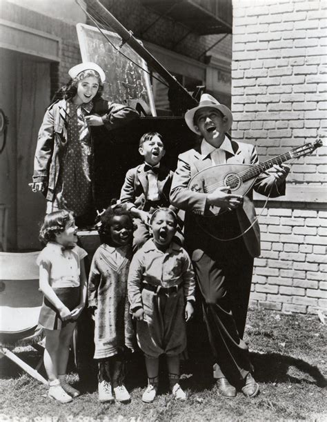 Our Gang On The Set Of “pennies From Heaven” With Bing Cro Flickr