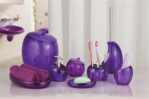 Complete Your Bathroom With Sweet Purple Bath Accessories Homesfeed