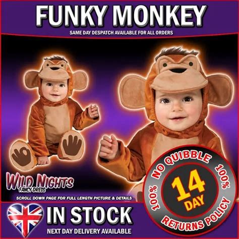 Rubies Fancy Dress ~ Funky Monkey Costume Animal Costumes Sales