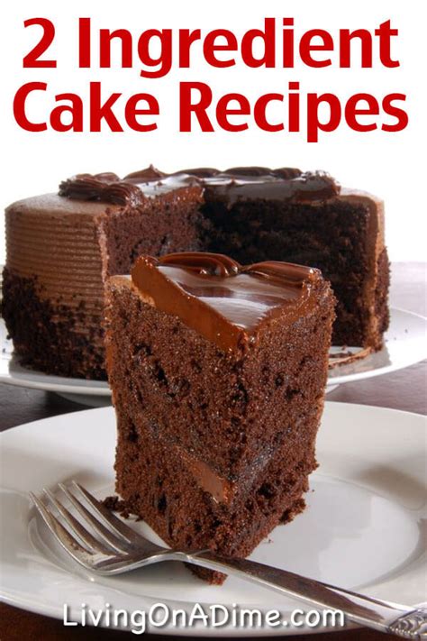 No, not really, but why limit yourself? Easy Two Ingredient Cake Recipes