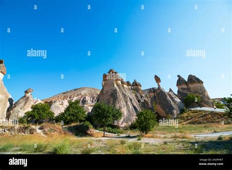 View Of Pasabagi Open Air Museum In Cappadocia Nevsehir Turkey Open