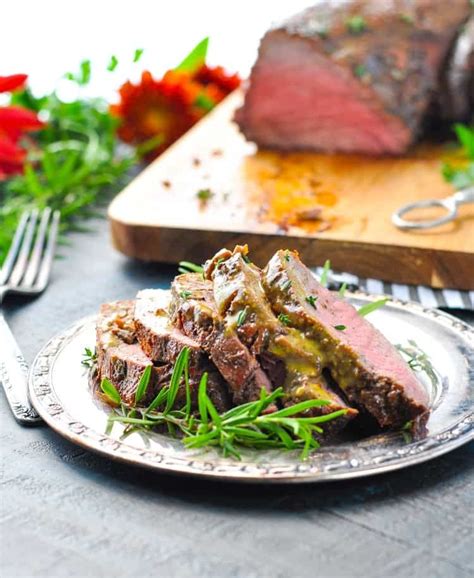 Louise's herbed beef tenderloin tops the tenderloin with olive oil, garlic, and herbs. Southern Bourbon-Glazed Beef Tenderloin | Recipe | Beef ...