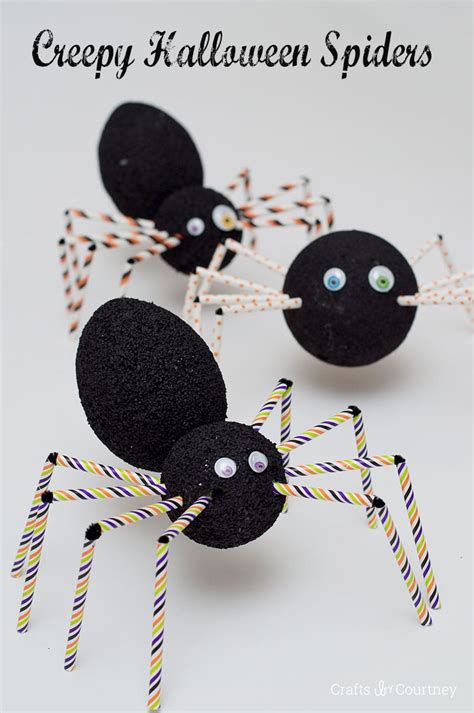 Creepy Halloween Spider Craft