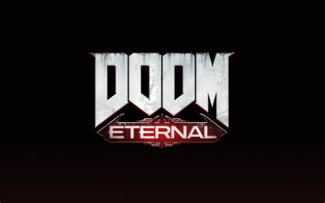 Doom Eternal Logo 4k 5 Wallpaper Pc Desktop