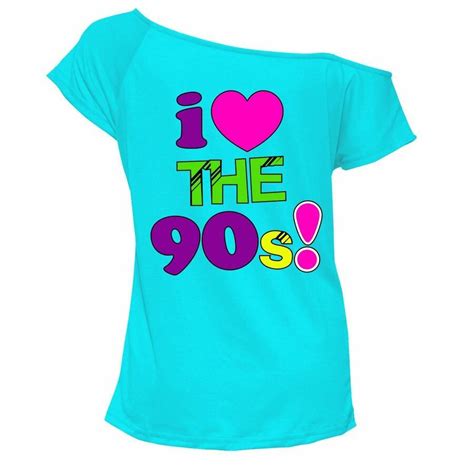Ladies I Love The 90s T Shirt Top Off Shoulder Retro Hen Party Outfit 6946 Lot Ebay Hen