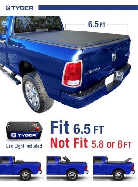 Tyger Auto T3 Soft Tri Fold Truck Bed Tonneau Cover Compatible With