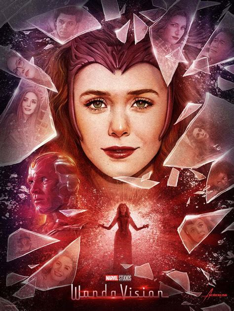 Disney Reveals New Wandavision Poster For Elizabeth Olsens Scarlet Witch