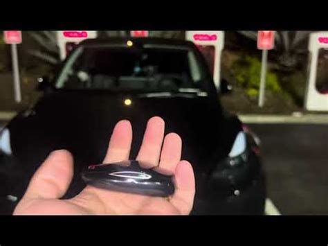 How The Tesla Model Y Key Fob Works Quick Demonstration Youtube