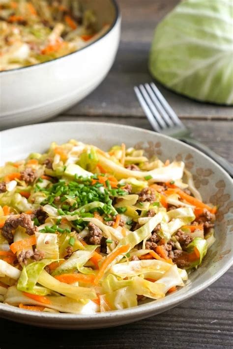 One Pot Ground Beef And Cabbage Skillet The Best Easy Dinner Recipe