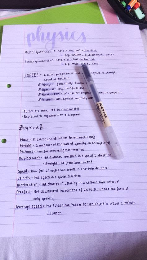 27 Ideas Science Chemistry Note Study Notes School Study Tips