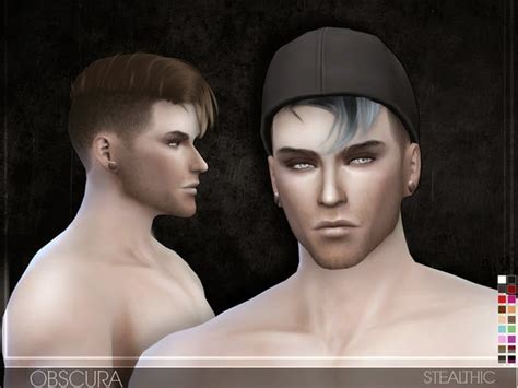 My Sims 4 Blog Stealthic Obscura Male Hair