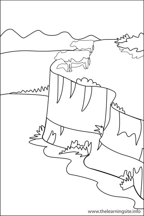 Pictures of free landform coloring pages and many more. Plateau Landform Coloring Page | Coloring pages, Color ...