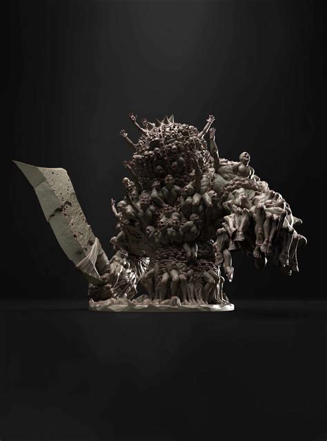 rotten from dark souls 2 inspired zbrushcentral
