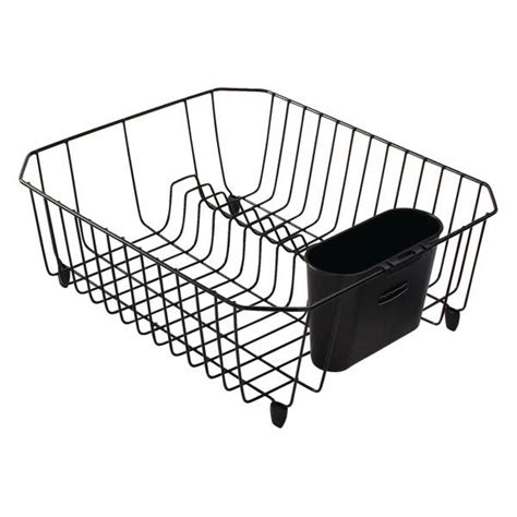 Apron kitchen sink accessories rubbermaid storage. Rubbermaid Sinkware Small Wire Dish Drainer, Black ...