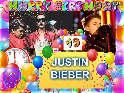 Happy Birthday Justin Bieber Justin Bieber Fan Art 33779688 Fanpop