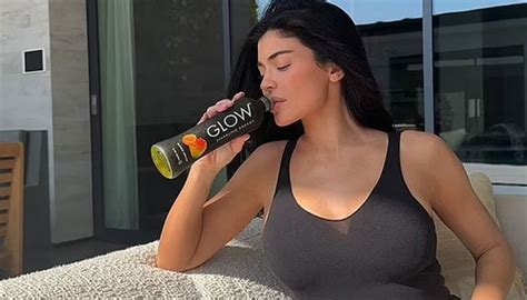 Kylie Jenner Flaunts Figure With GLOW Drink The Celeb Post