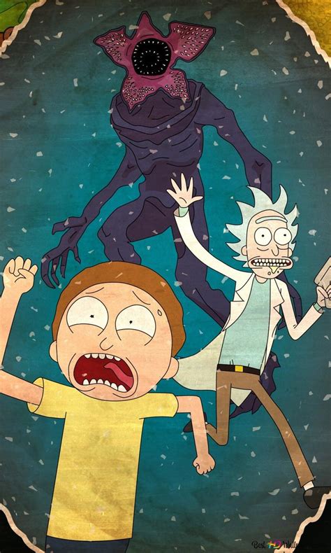 Rick And Morty And Monsters 4k Wallpaper Download