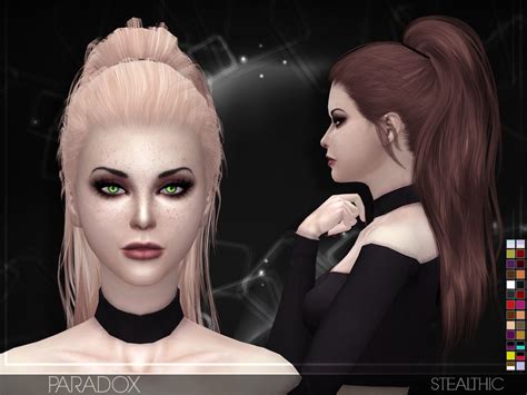 Stealthic Paradox Hair Sims 4 Hairs