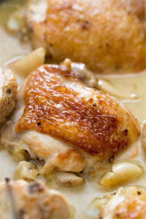 Garlic Chicken With White Wine Sauce Recipe