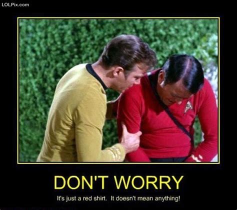 9 Best Star Trek Red Shirt Meme Images On Pinterest Red