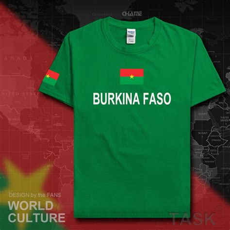 Burkina Faso Mens T Shirts Fashion 2017 Jersey Nation Team 100