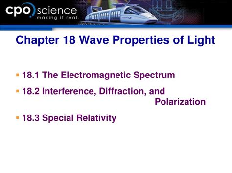 Ppt Chapter 18 Wave Properties Of Light Powerpoint Presentation Free