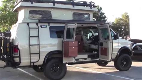 Id really like to get a side by side like a. Sportsmobile 4x4 camper van :SEMA Show Las Vegas | Doovi