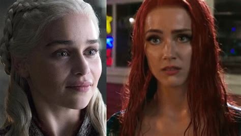 Petition Started For Emilia Clarke To Replace Amber Heard In Aquaman 2